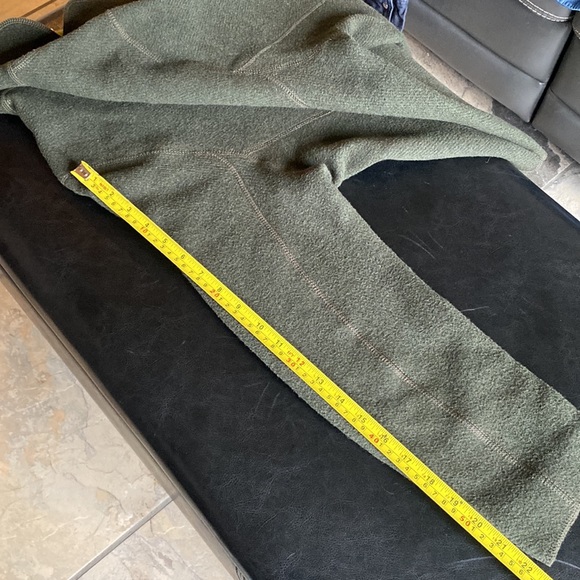 Nygard ‘Blanket’ Cardi/Jacket Lime and Dark Army Green Size 14 - Picture 6 of 11